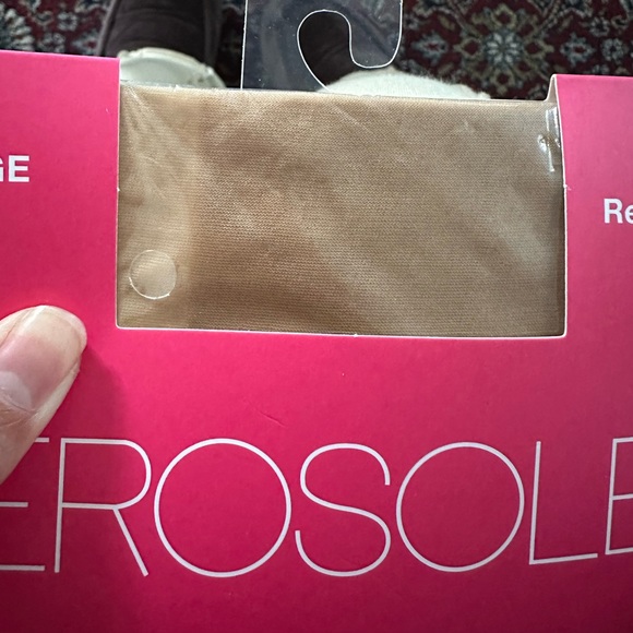 Aerosoles control top ultra sheer reinforced toe nude XL - Picture 3 of 3